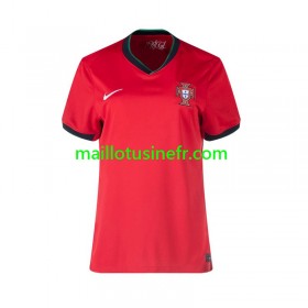 Maillot de Foot Portugal Domicile UEFA EURO 2024 - Femme